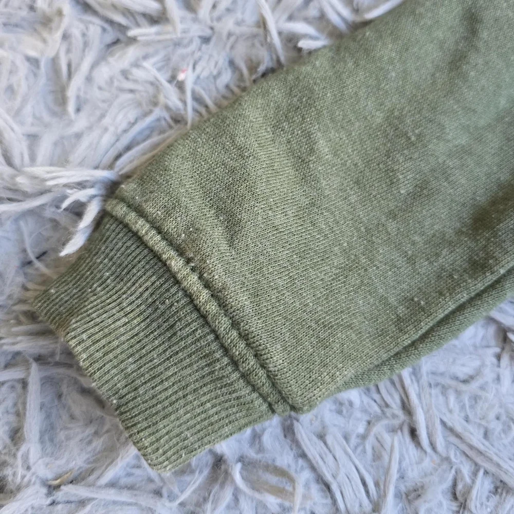 Olive Green Hoodie and Pants Set